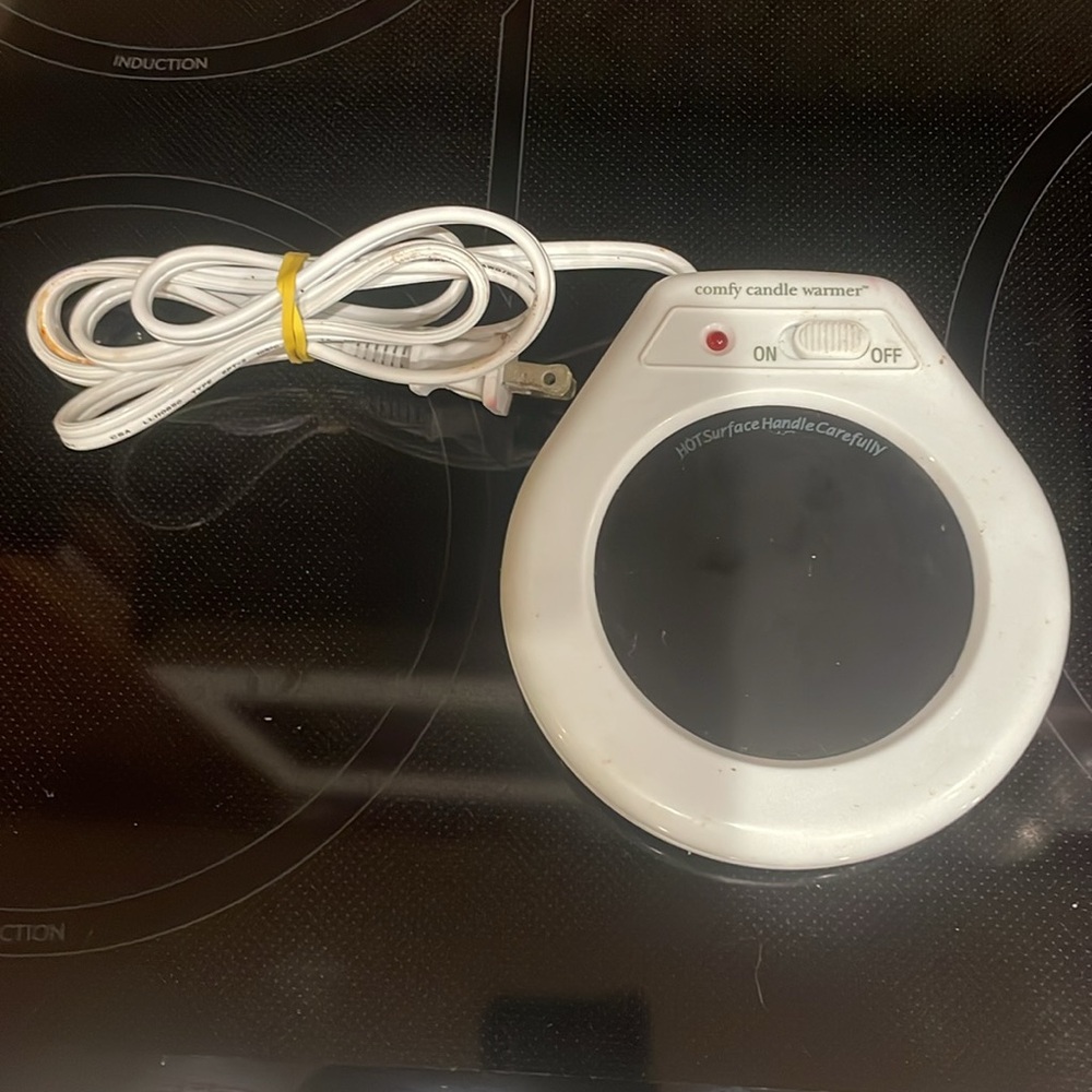 comfy candle coffee warmer electric white plug-in model CS-2 tested works